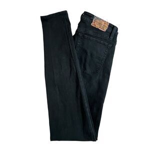 Ralph Lauren Denim Supply Womens Faded Black Low Rise Skinny Jeans 28 X‎ 32